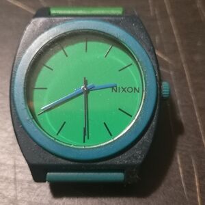 Nixon Teal and Navy Smartwatch